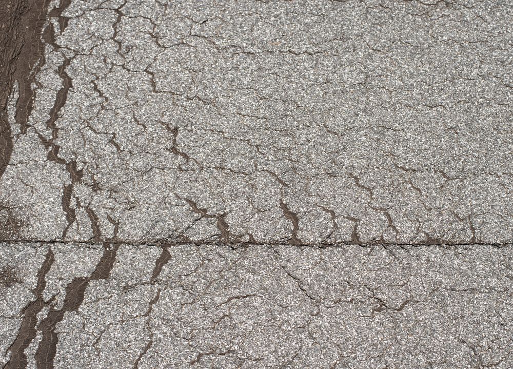 Losliggend dakleer op plat dak in Bavel